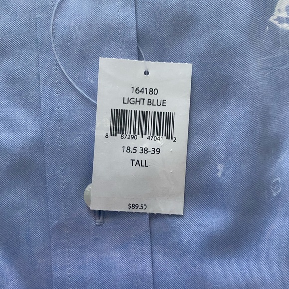 ENRO Light Blue Dress shirt 18.5 38-39 - Picture 4 of 4